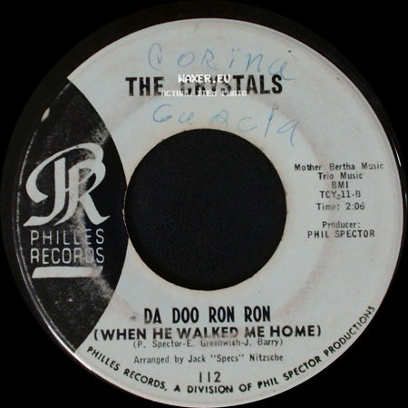 The Crystals - Da Doo Ron Ron (When He Walked Me Home) / Git' It side A