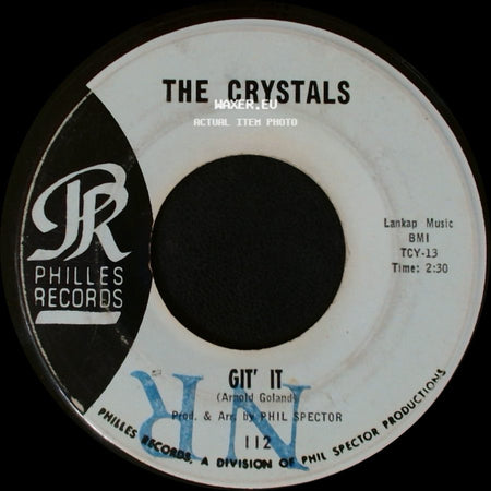 The Crystals - Da Doo Ron Ron (When He Walked Me Home) / Git' It side B