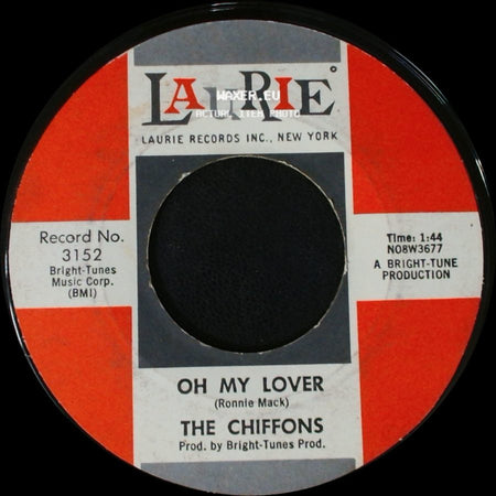 The Chiffons - He's So Fine / Oh My Lover side B