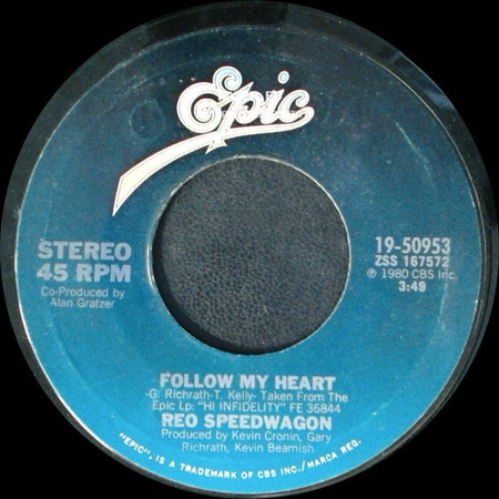 Reo Speedwagon - Follow My Heart / Keep On Loving You side A
