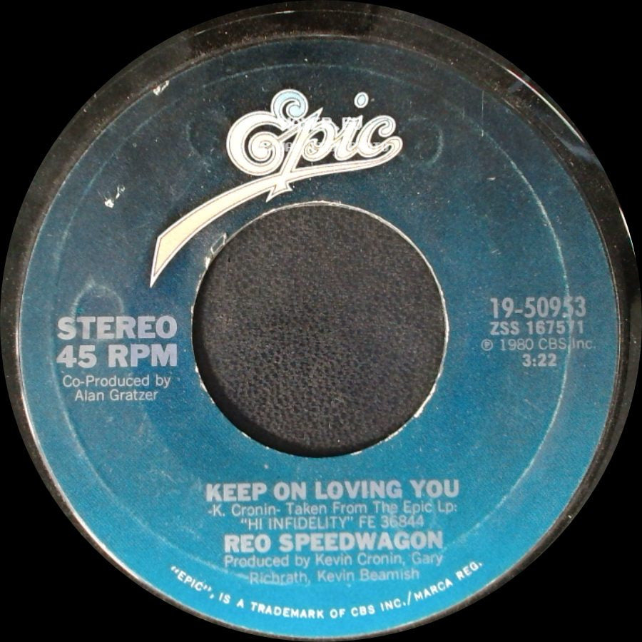 Reo Speedwagon - Follow My Heart / Keep On Loving You side B