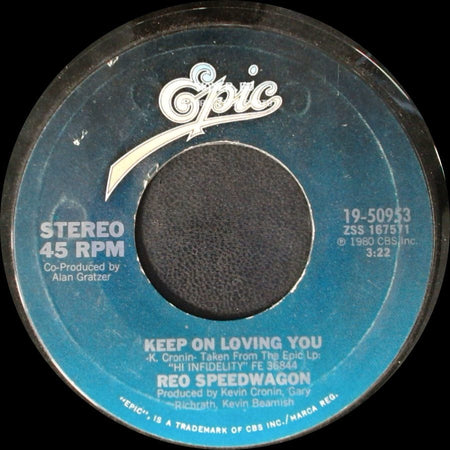 Reo Speedwagon - Follow My Heart / Keep On Loving You side B