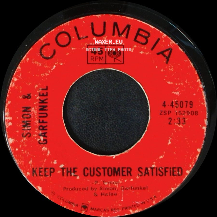 Simon & Garfunkel - Keep The Customer Satisfied / Bridge Over Troubled Water side A