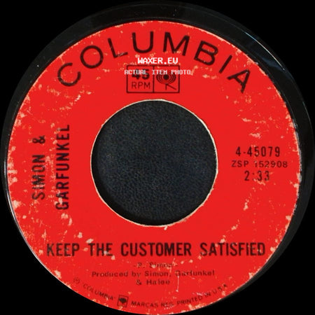 Simon & Garfunkel - Keep The Customer Satisfied / Bridge Over Troubled Water side A
