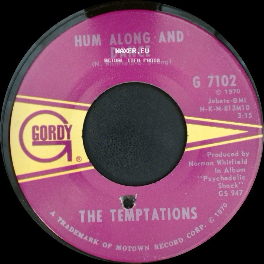 The Temptations - Hum Along And Dance / Ungena Za Ulimwengu (Unite The World) side A