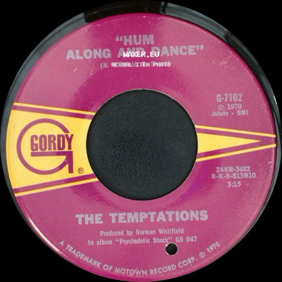 The Temptations - Hum Along And Dance / Ungena Za Ulimwengu (Unite The World) side A
