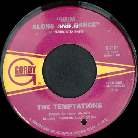The Temptations - Hum Along And Dance / Ungena Za Ulimwengu (Unite The World) side A