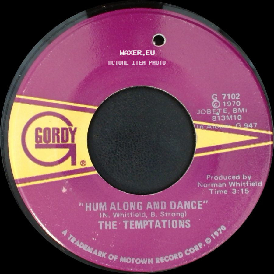 The Temptations - Hum Along And Dance / Ungena Za Ulimwengu (Unite The World) side A