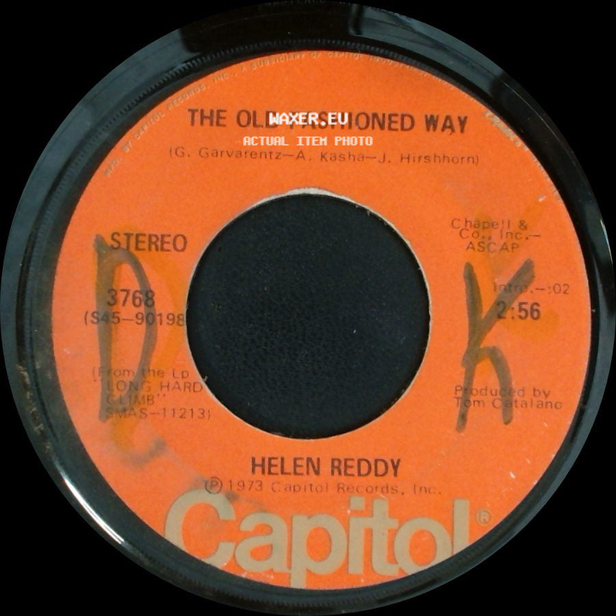 Helen Reddy - Leave Me Alone (Ruby Red Dress) / The Old Fashioned Way side B