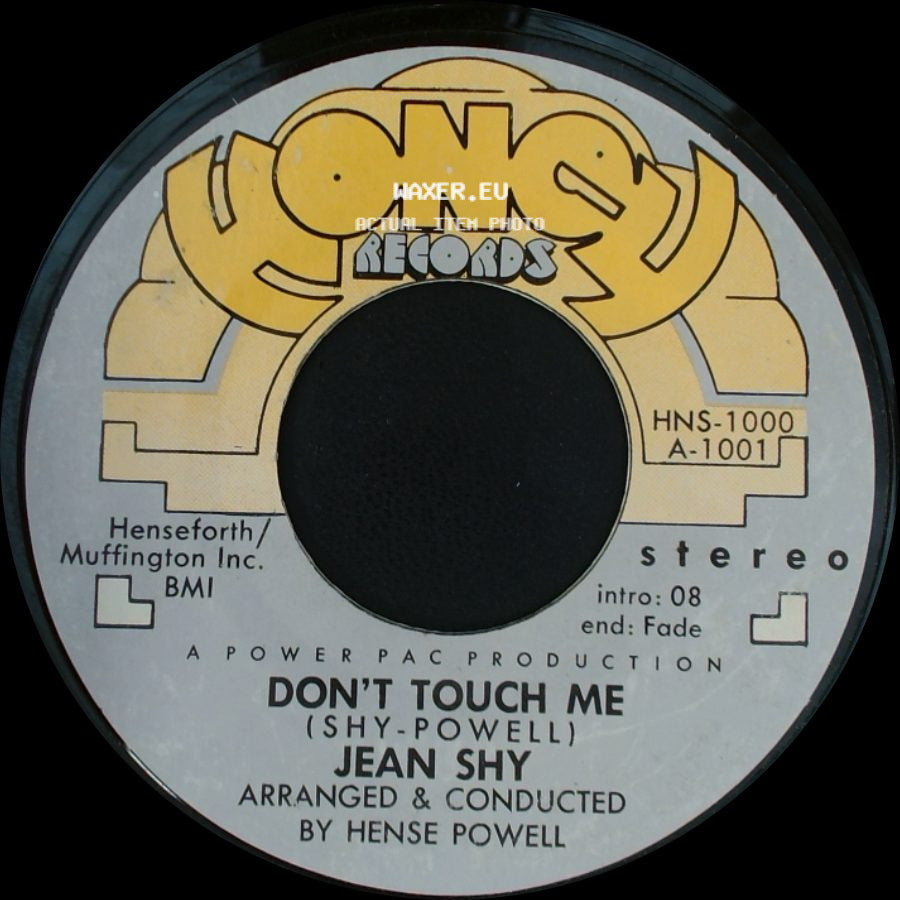 Jean Shy - Don't Touch Me / Our Love Is Lost side A