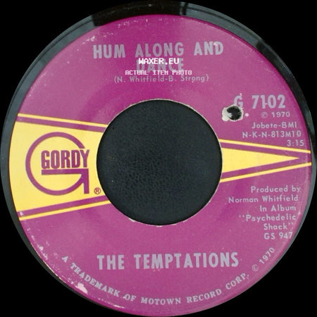 The Temptations - Hum Along And Dance / Ungena Za Ulimwengu (Unite The World) side A