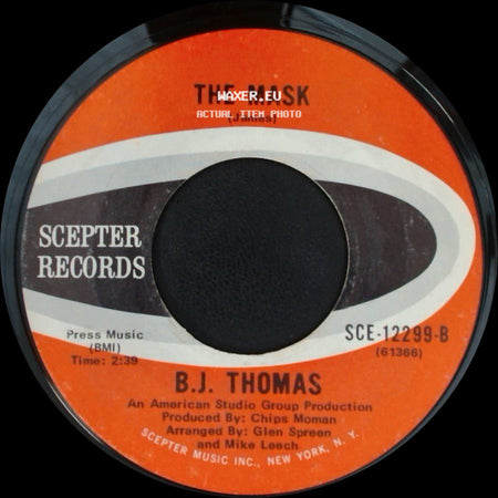 B.J. Thomas - The Mask / Most Of All side A