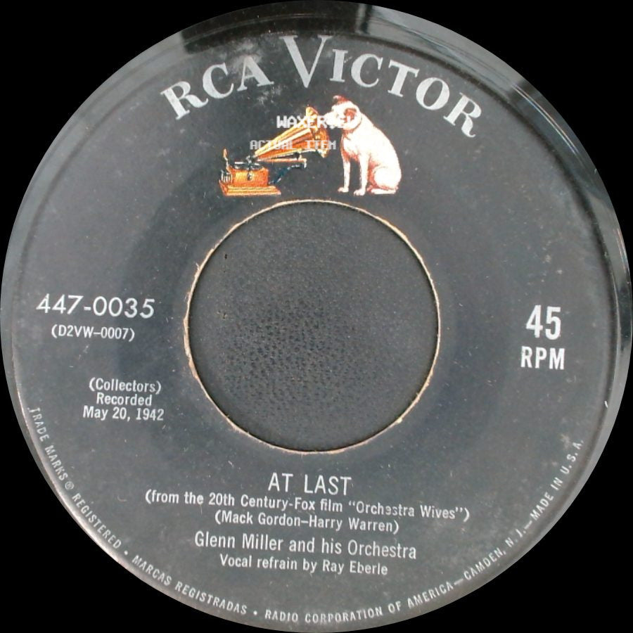 Glenn Miller And His Orchestra - At Last / Perfidia side A