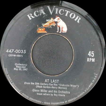 Glenn Miller And His Orchestra - At Last / Perfidia side A