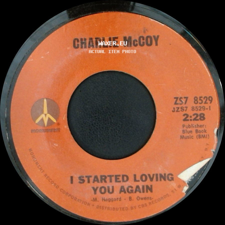 Charlie Mccoy - The Real Mccoy / I Started Loving You Again side B