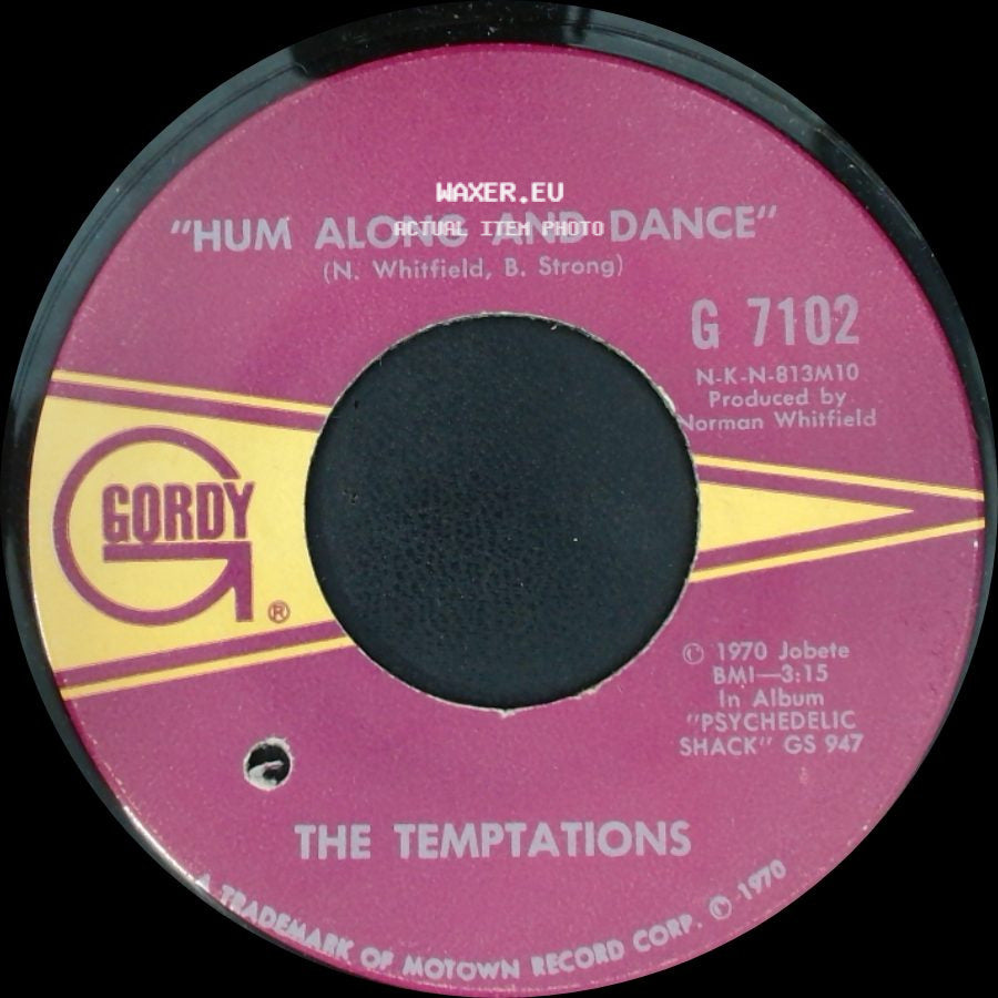 The Temptations - Hum Along And Dance / Ungena Za Ulimwengu (Unite The World) side A