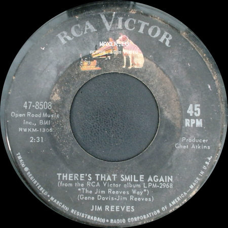 Jim Reeves - There's That Smile Again / This Is It side A