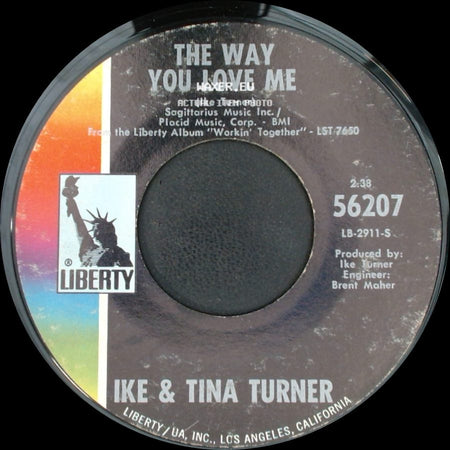 Ike & Tina Turner - Workin' Together / The Way You Love Me side B