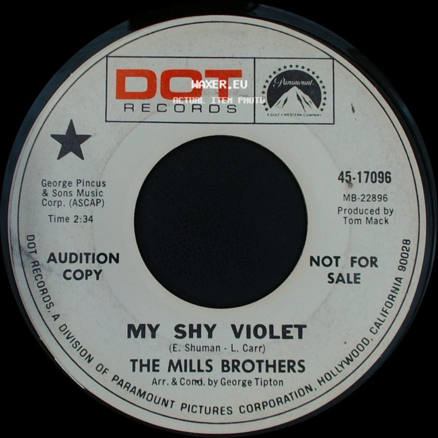 The Mills Brothers - My Shy Violet / The Flower Road side A