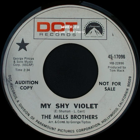 The Mills Brothers - My Shy Violet / The Flower Road side A