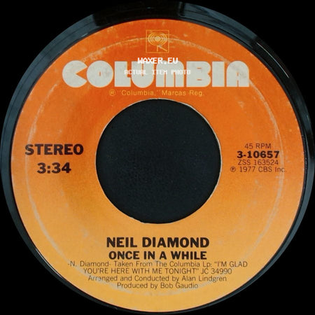Neil Diamond - Desireé / Once In A While side B