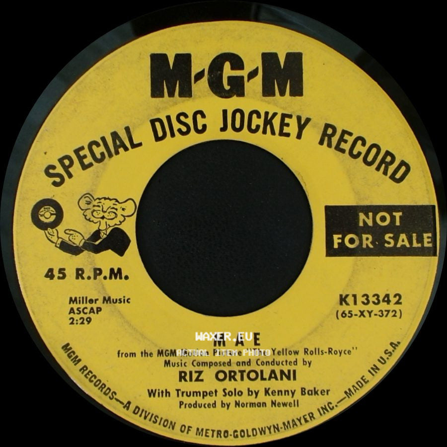 Riz Ortolani - Theme From "The Yellow Rolls-Royce" / Mae side B