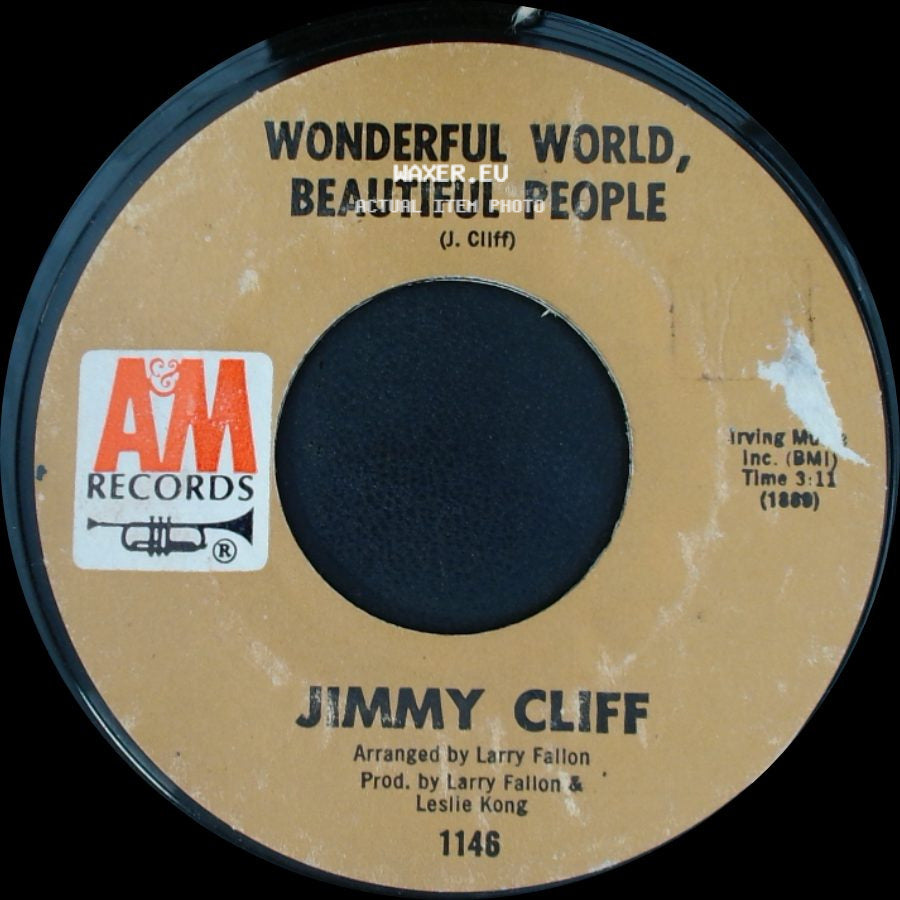 Jimmy Cliff - Wonderful World, Beautiful People / Waterfall side A