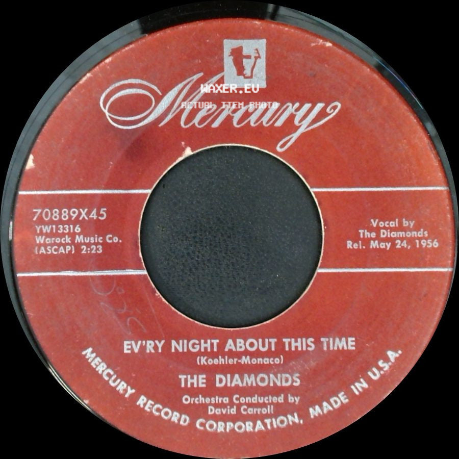 The Diamonds - Love, Love, Love / Ev'ry Night About This Time side B