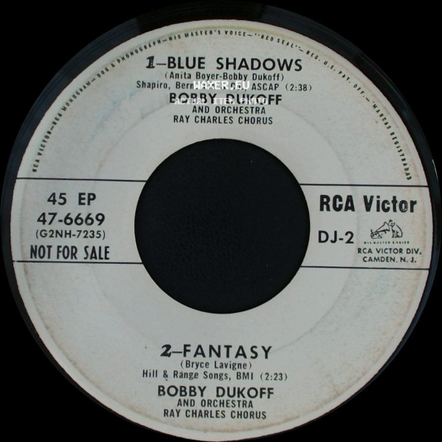 Bobby Dukoff / Eddie Heywood - Blue Shadows / Fantasy / 1-Lost Love / 2-Mozambique side A