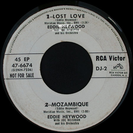 Bobby Dukoff / Eddie Heywood - Blue Shadows / Fantasy / 1-Lost Love / 2-Mozambique side B