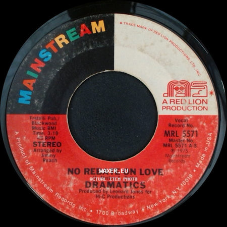 Dramatics - No Rebate On Love / Feel It side A