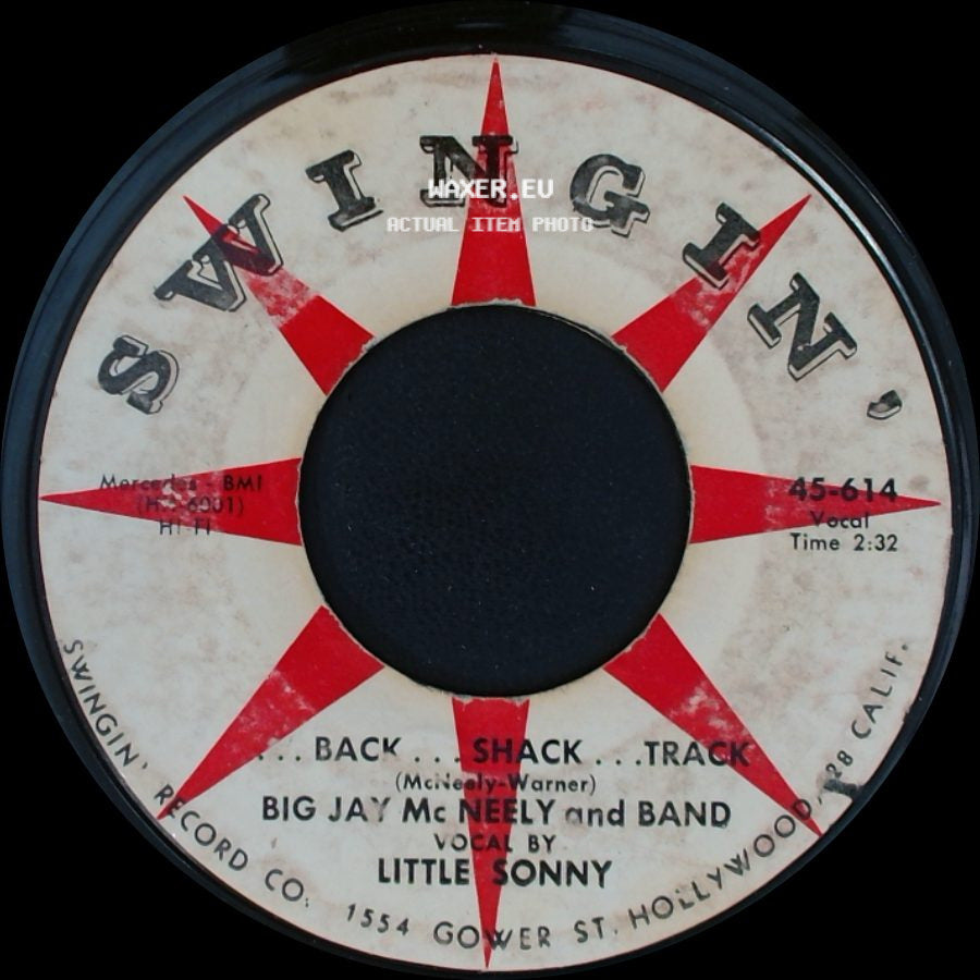 Big Jay Mc Neely And Band - There Is Something On Your Mind / Back Shack Track side B