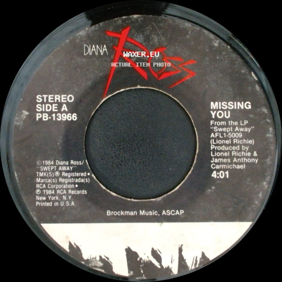 Diana Ross - Missing You / We Are The Children Of The World side A