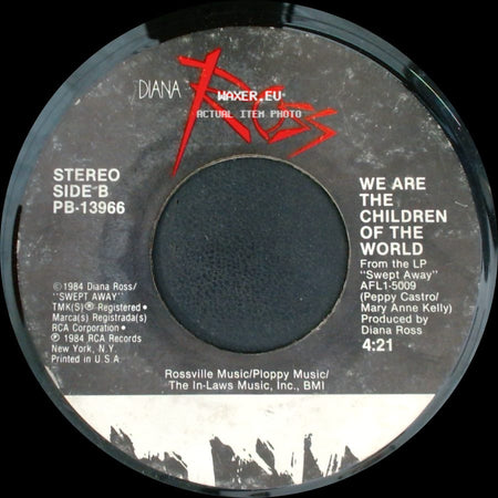 Diana Ross - Missing You / We Are The Children Of The World side B