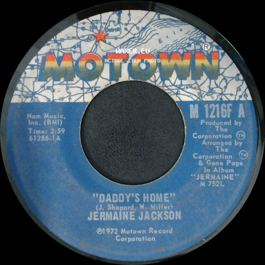 Jermaine Jackson - Daddy's Home / Take Me In Your Arms (Rock Me For A Little While) side A