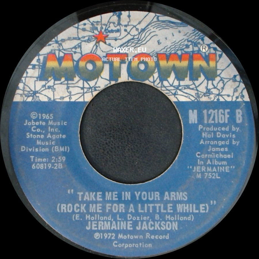 Jermaine Jackson - Daddy's Home / Take Me In Your Arms (Rock Me For A Little While) side B