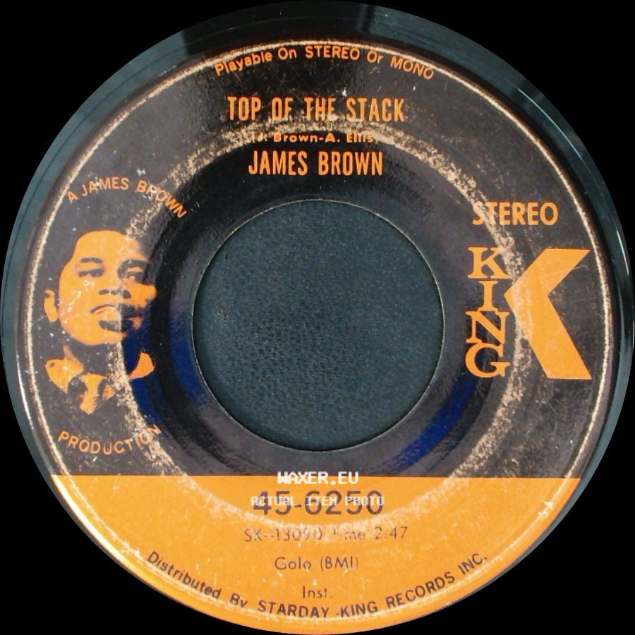 James Brown - Top Of The Stack / Lowdown Popcorn side A