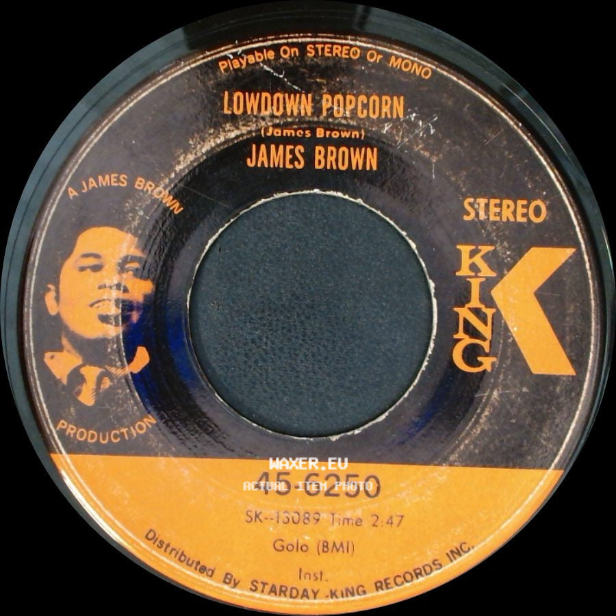 James Brown - Top Of The Stack / Lowdown Popcorn side B