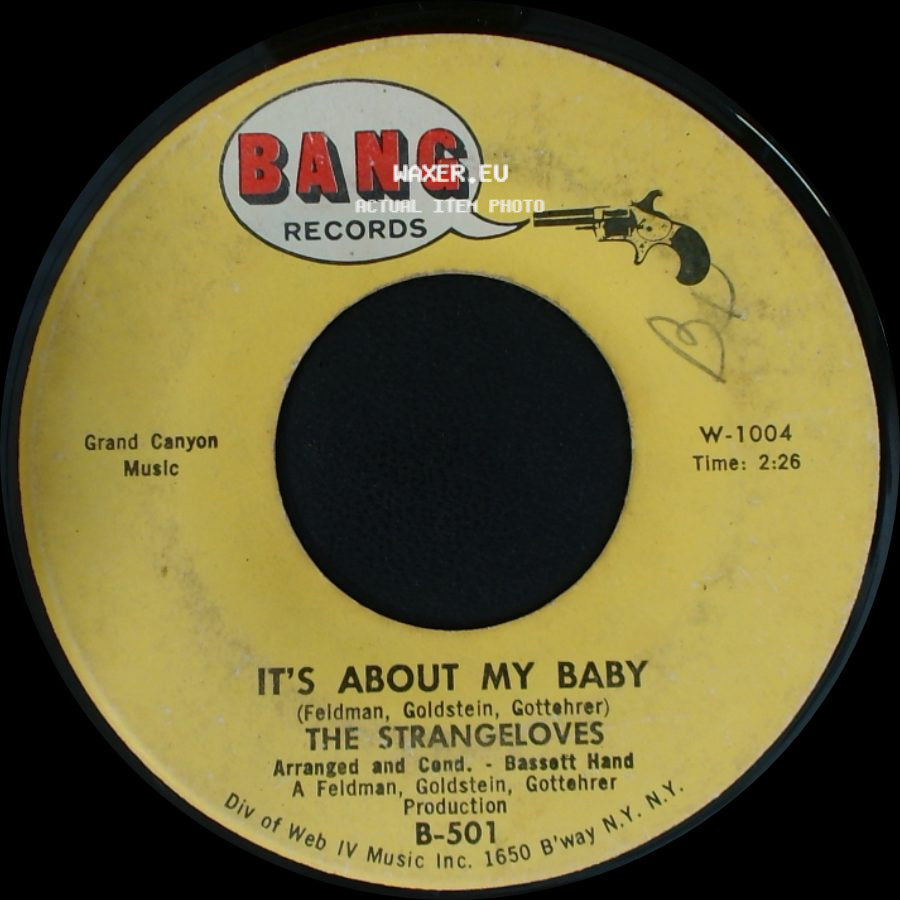 The Strangeloves - It's About My Baby / I Want Candy side A