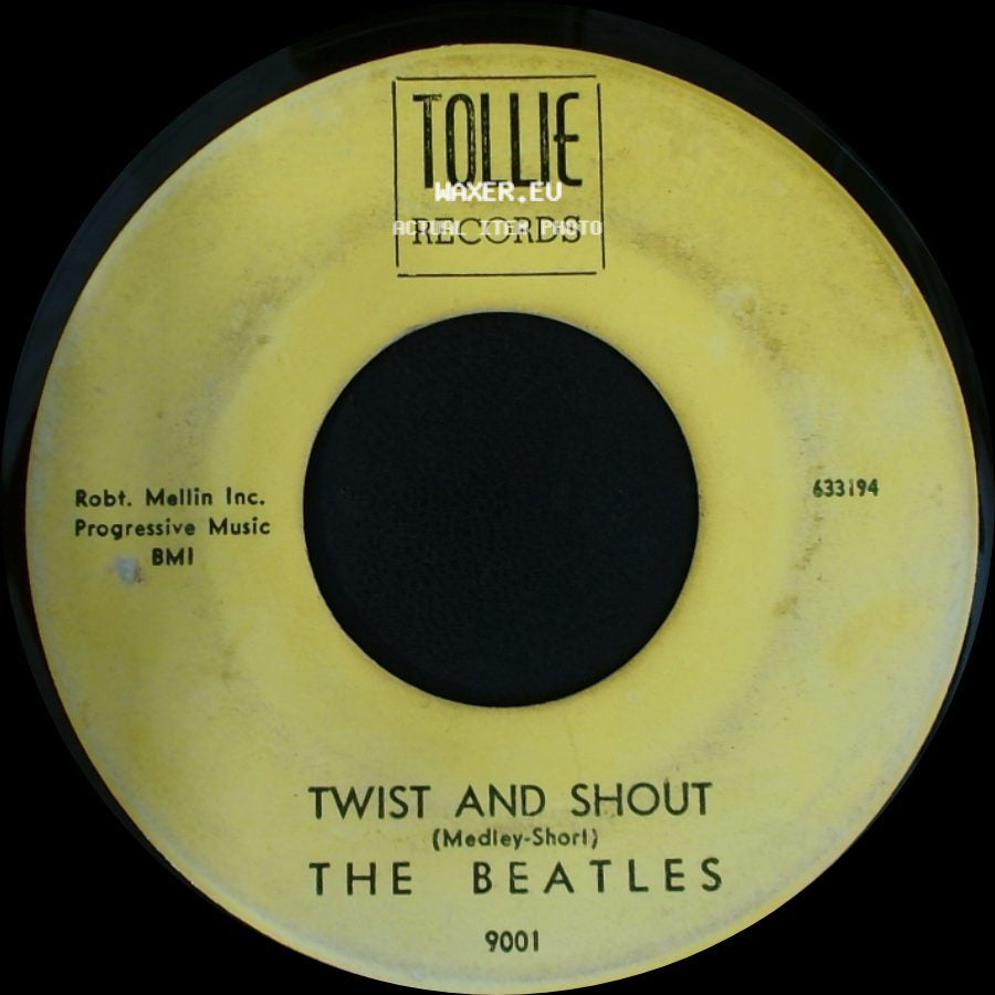 The Beatles - There's A Place / Twist And Shout (Medley-Short) side B