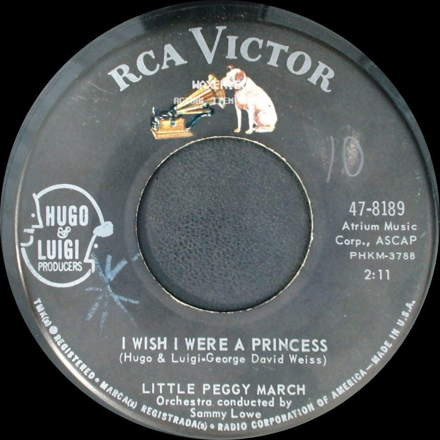 Little Peggy March - My Teenage Castle (Is Tumblin' Down) / I Wish I Were A Princess side B