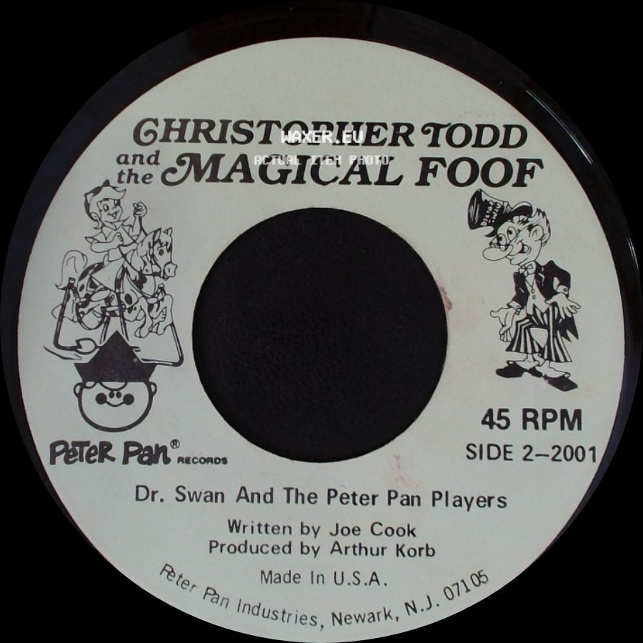 Christopher Todd And The Magical Foof - Dr. Swan And The Peter Pan Players / Dr. Swan And The Peter Pan Players side B