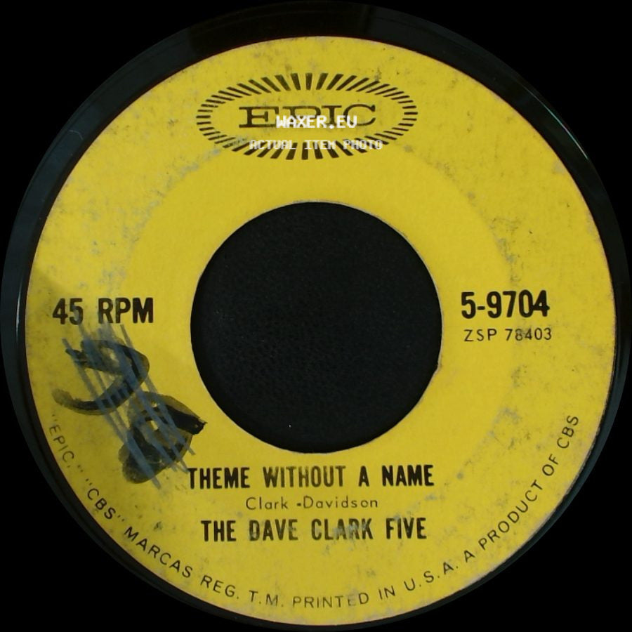 The Dave Clark Five - Because / Theme Without A Name side B