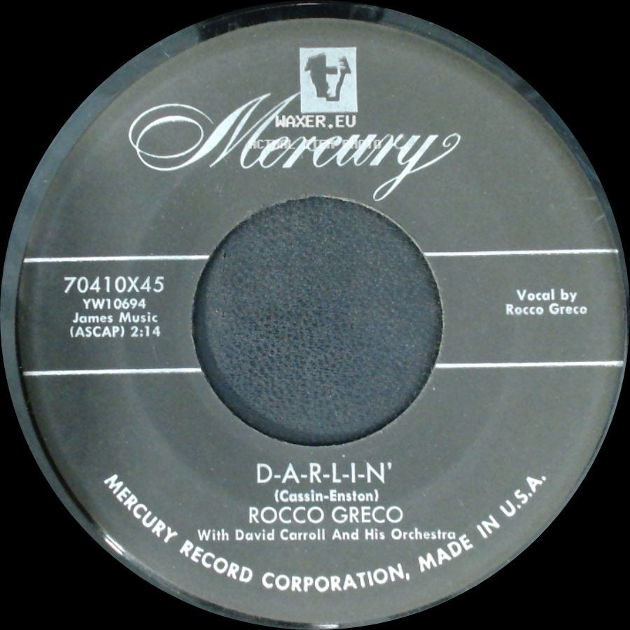 Rocco Greco - Hey Cupid / D-A-R-L-I-N' side B