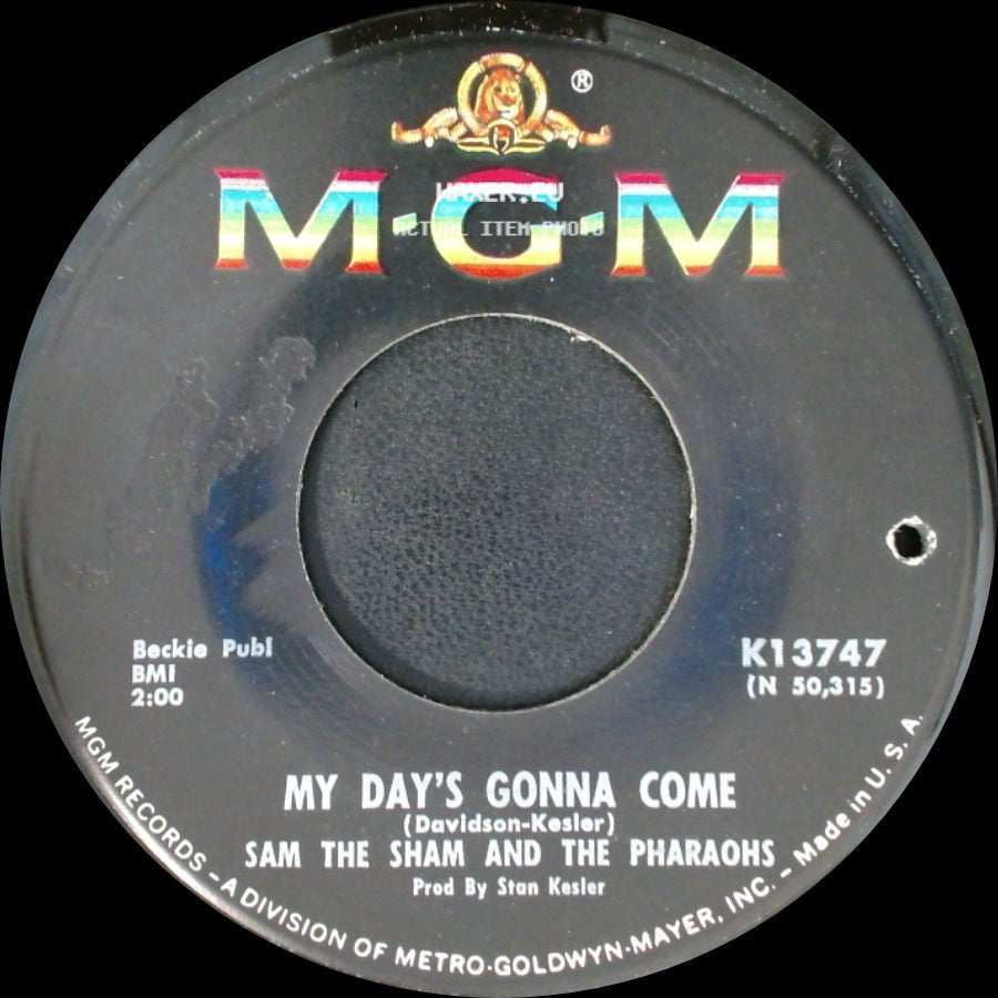 Sam The Sham And The Pharaohs - Black Sheep / My Day's Gonna Come side B