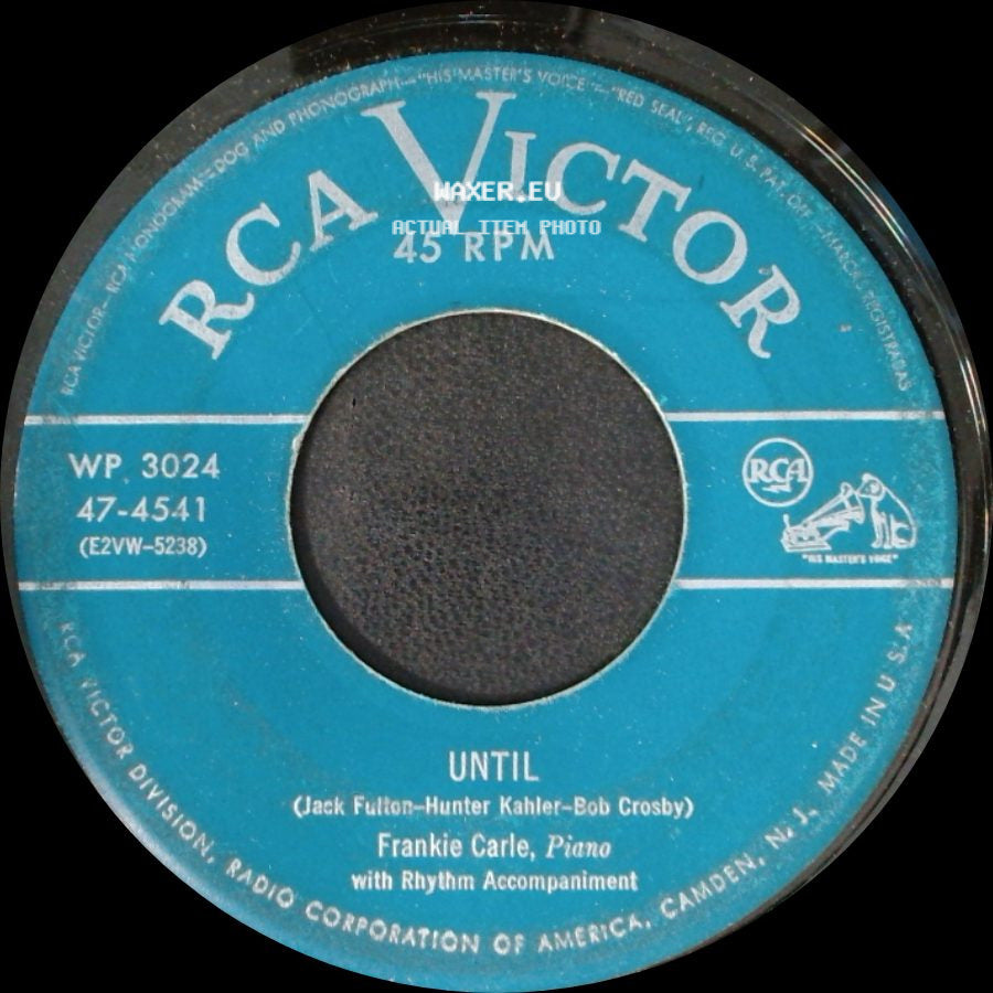 Frankie Carle, Piano / Frankie Carle - Until / Blue Tango side A