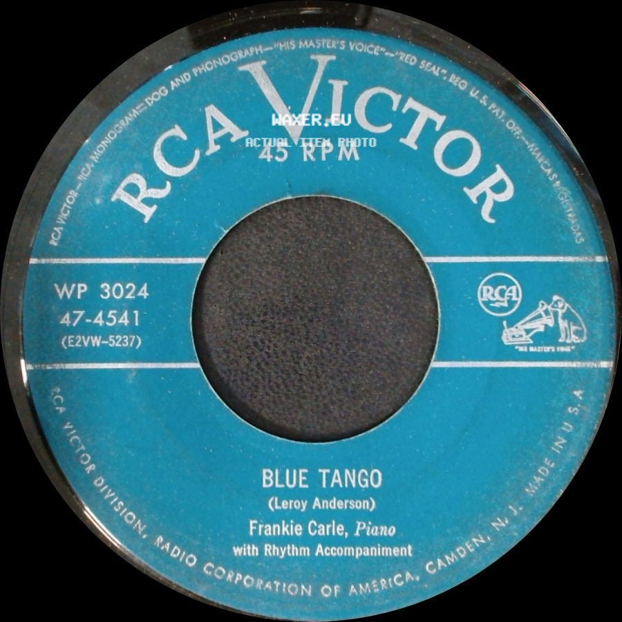 Frankie Carle, Piano / Frankie Carle - Until / Blue Tango side B