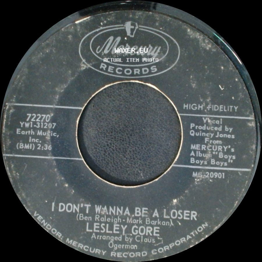 Lesley Gore - I Don't Wanna Be A Loser / It's Gotta Be You side A