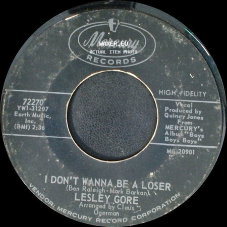 Lesley Gore - I Don't Wanna Be A Loser / It's Gotta Be You side A