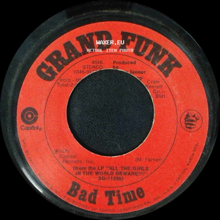 Grand Funk - Good & Evil / Bad Time side B